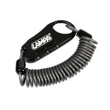 Candado antirrobo Lampa Raptor con cable en espiral - 150 cm 90595