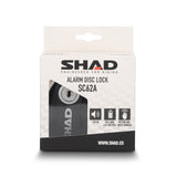 Shad SC62A Bremsscheibenschloss mit 120-dB-Alarm – Schwarz und Gelb