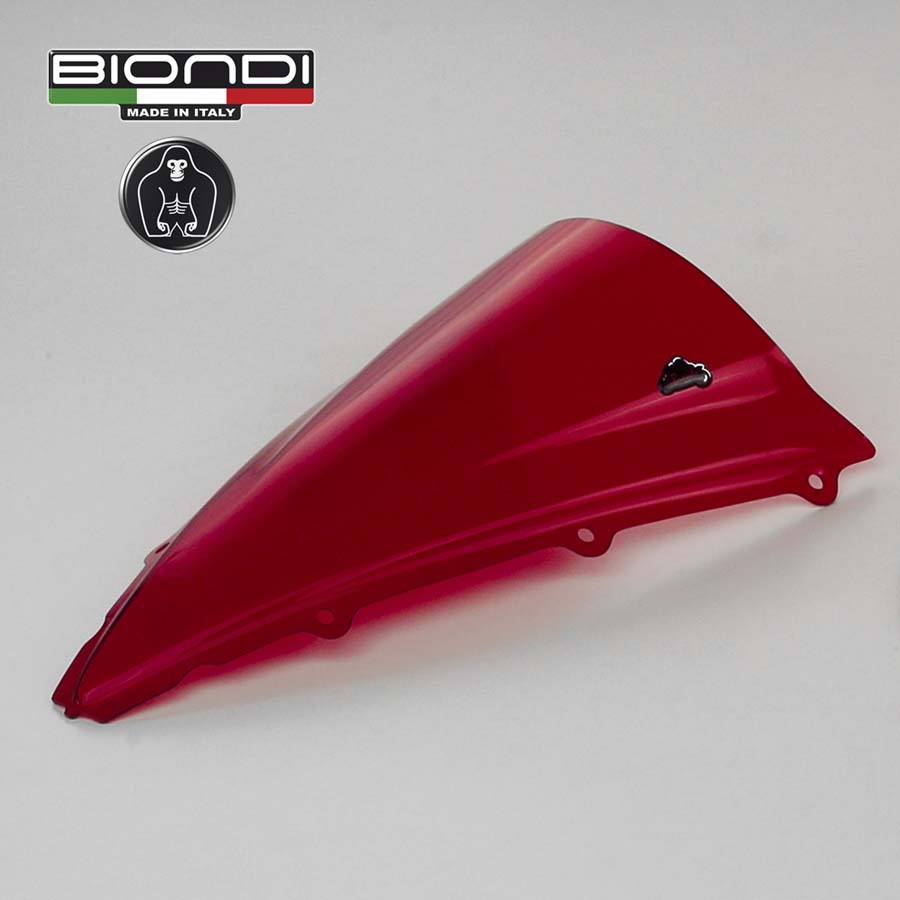 Biondi Cupolino Doppia Bolla Rosso Trasparente Yamaha YZF-R1 1000 2002-2004