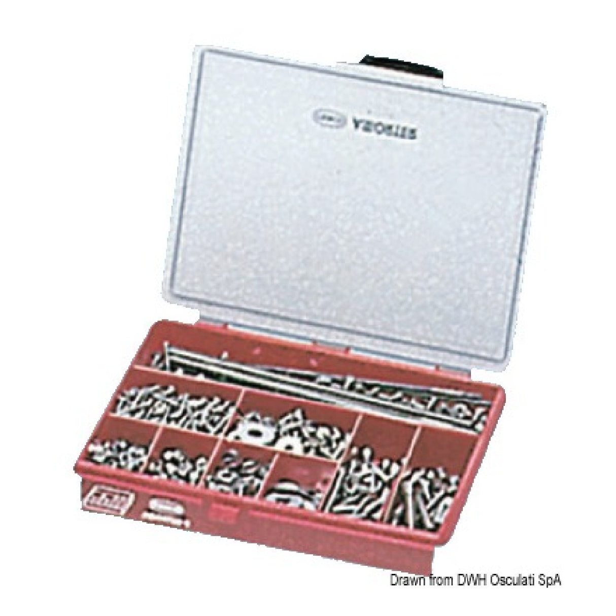 Osculati Sortierte Schraubenbox 37.300.01