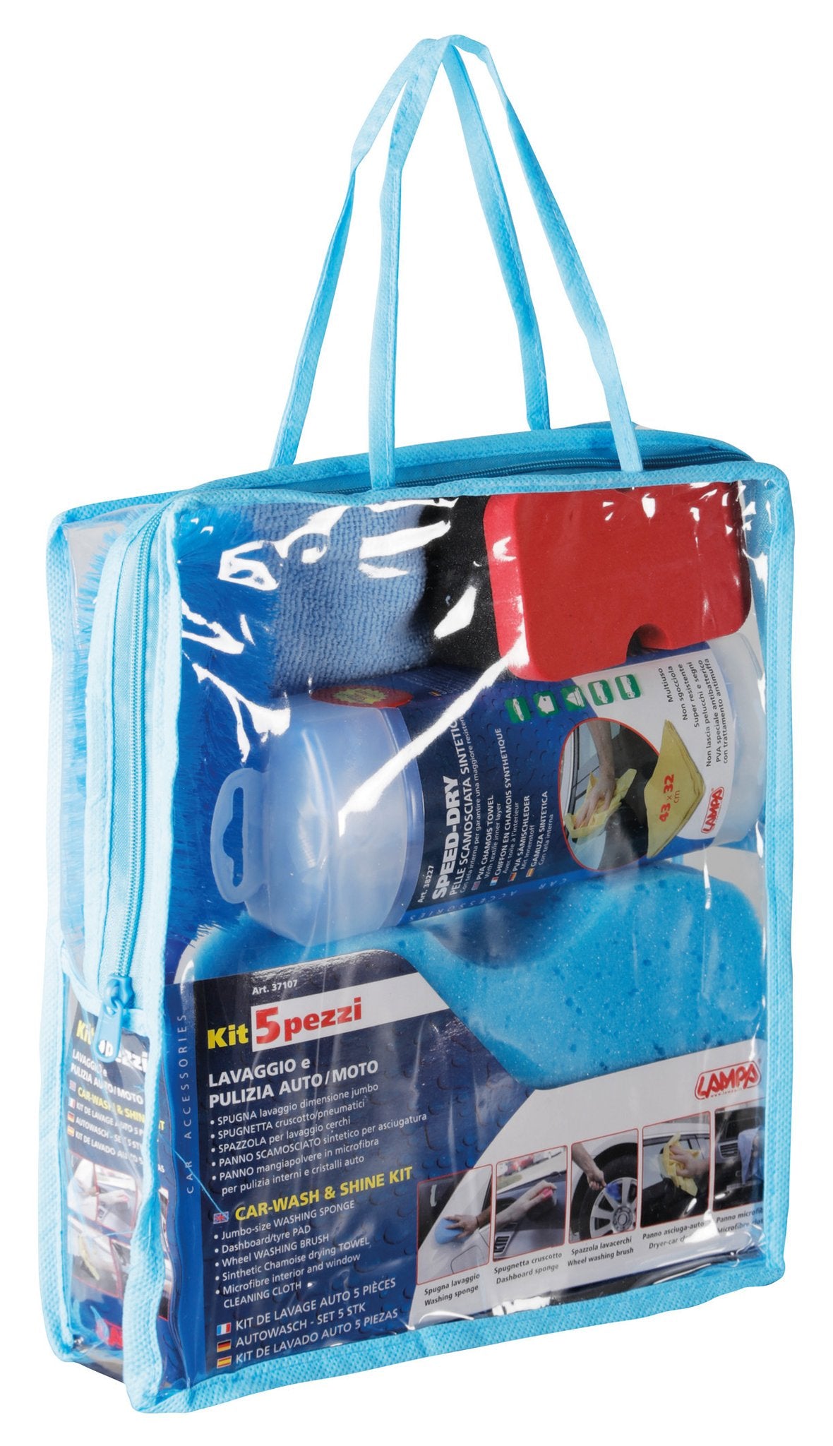Lampa Kit 5 pezzi lavaggio e pulizia 37107