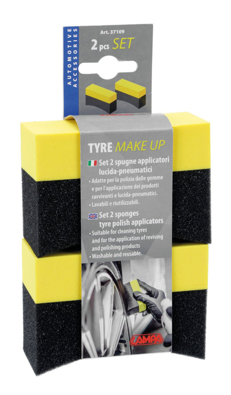 Lampa Tyre Make-Up, set 2 spugne applicatori lucida-pneumatici 37109