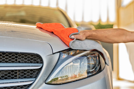 Lampa Premium Quality, panno in microfibra double-face - 40x60 cm - Grigio/Arancio 37182
