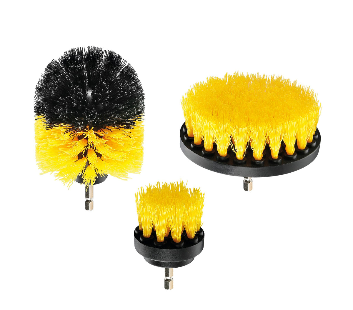 Lampa Vortex Kit 3 spazzole per trapano -  10 / 8 / 5 cm 37312