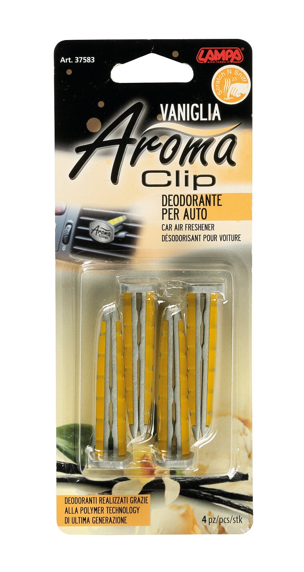Lampa Aroma Clip, deodorante per abitacolo - Vaniglia 37583