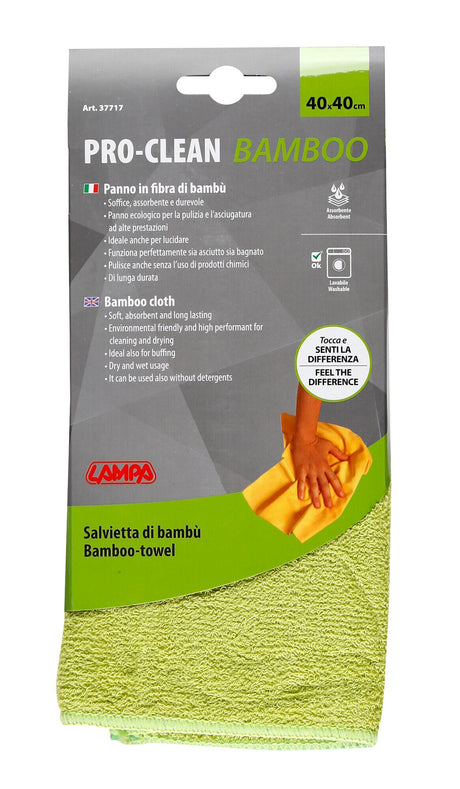 Lampa Pro-Clean - 40x40 cm - Panno ecologico - Tessuto in fibra di bambù 37717
