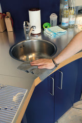 Professional-Set Dispenser 25 panni microfibra multiuso lavabili riutilizzabili 37723