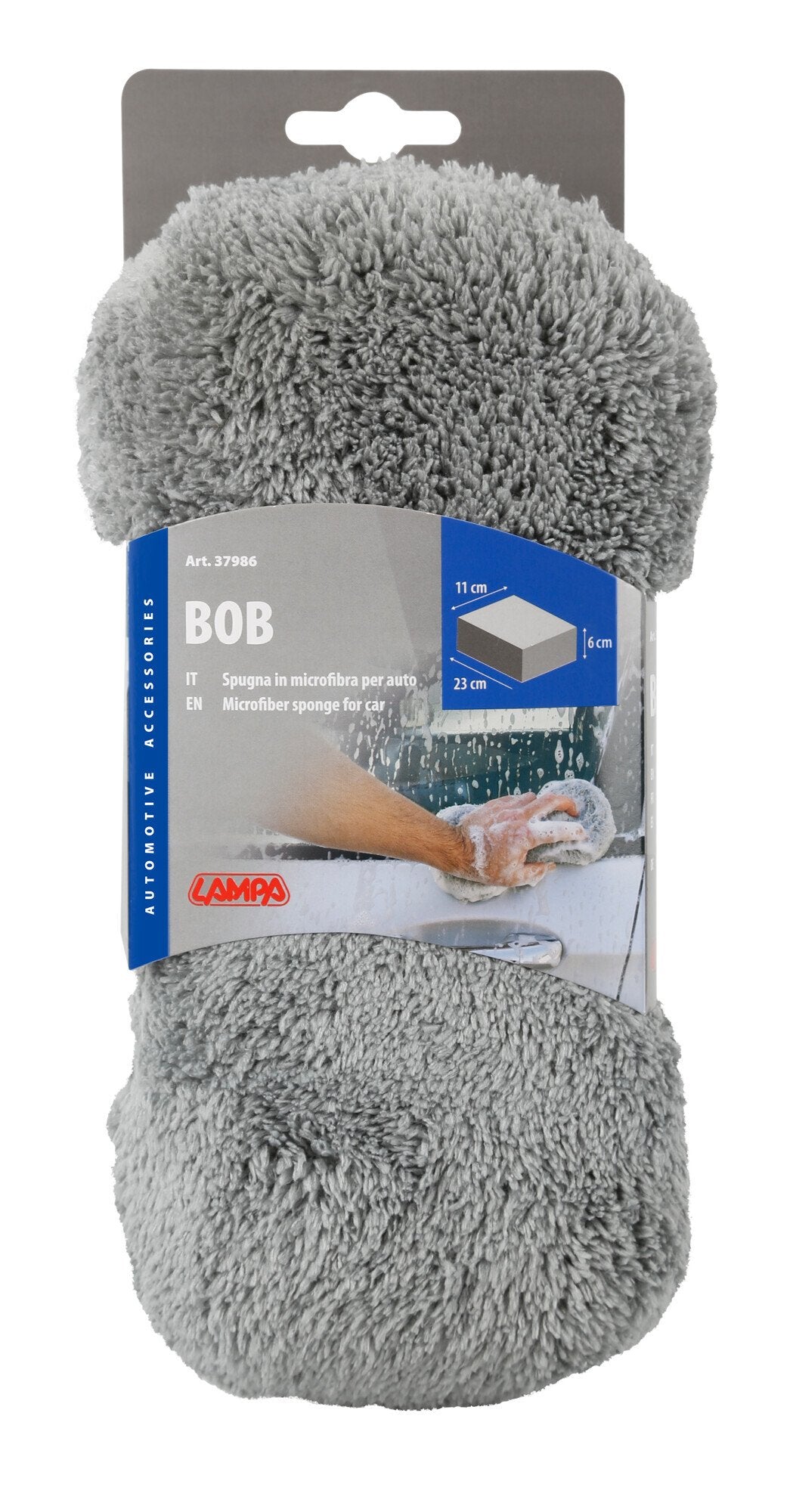 Lampa Bob, spugna con rivestimento in microfibra - Standard 37986