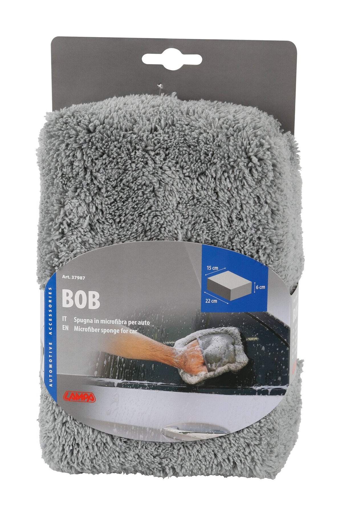 Lampa Bob, spugna con rivestimento in microfibra - Double Face 37987
