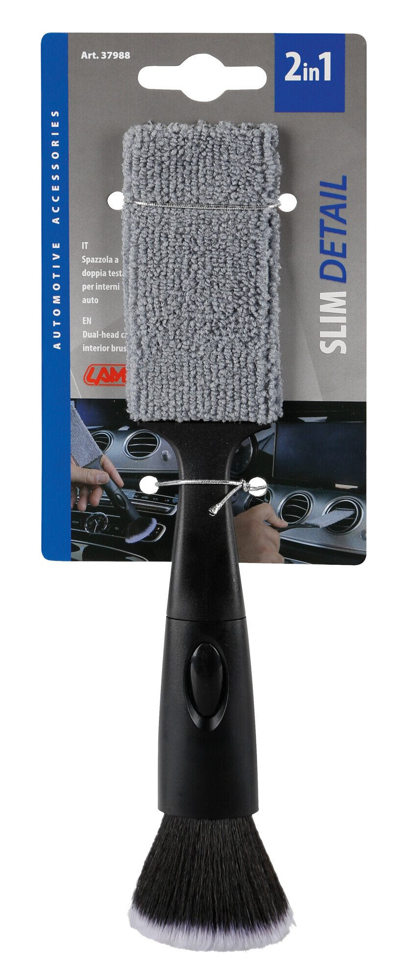 Lampa Slim Detail, spazzola a doppia testa per interni 37988