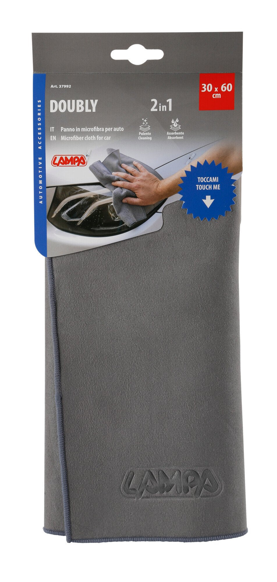 Lampa Doubly 2 in 1, panno in microfibra - M - 30x60 cm 37992