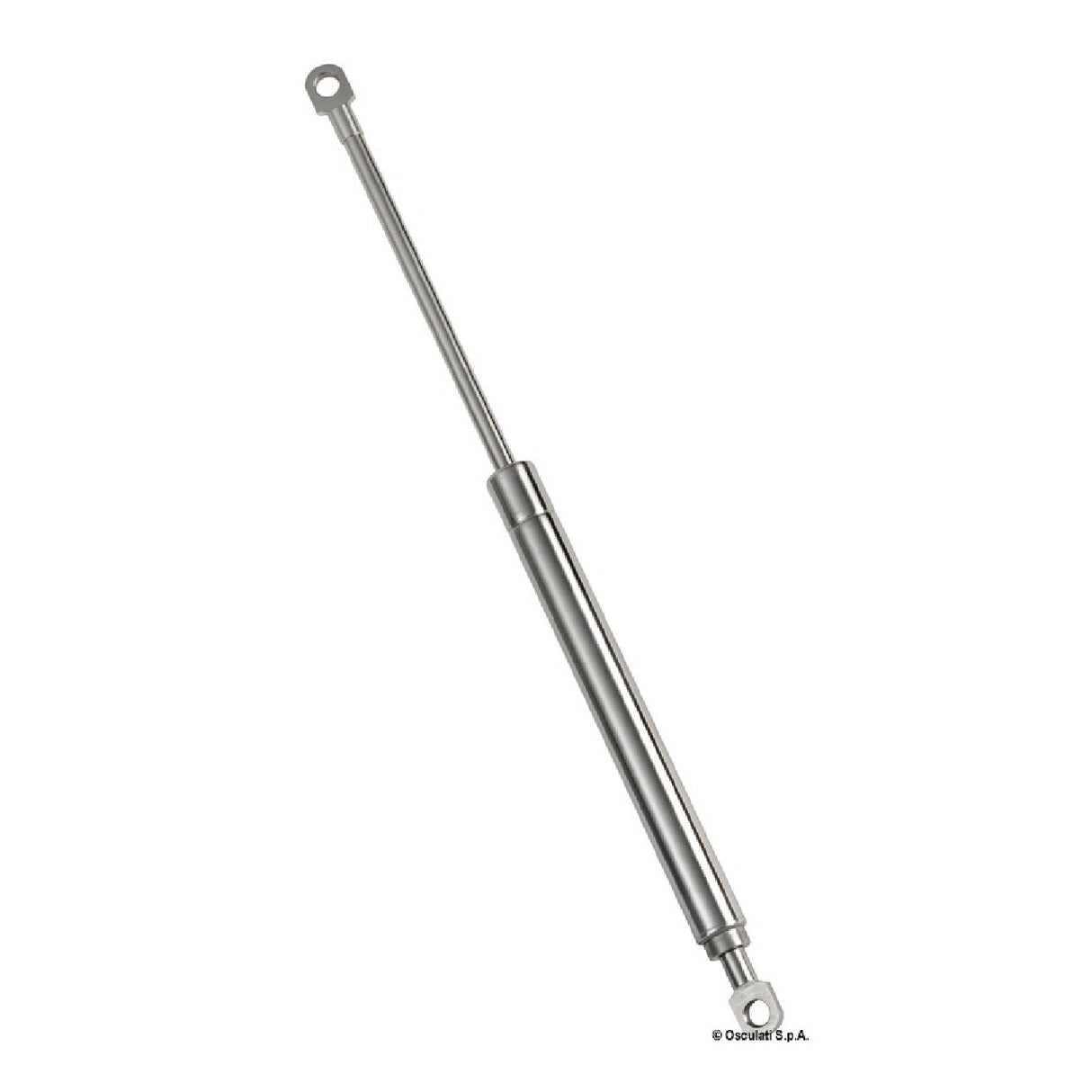 Resorte de gas de acero inoxidable Osculati con ajuste ajustable, ojo-ojo 38.010.00