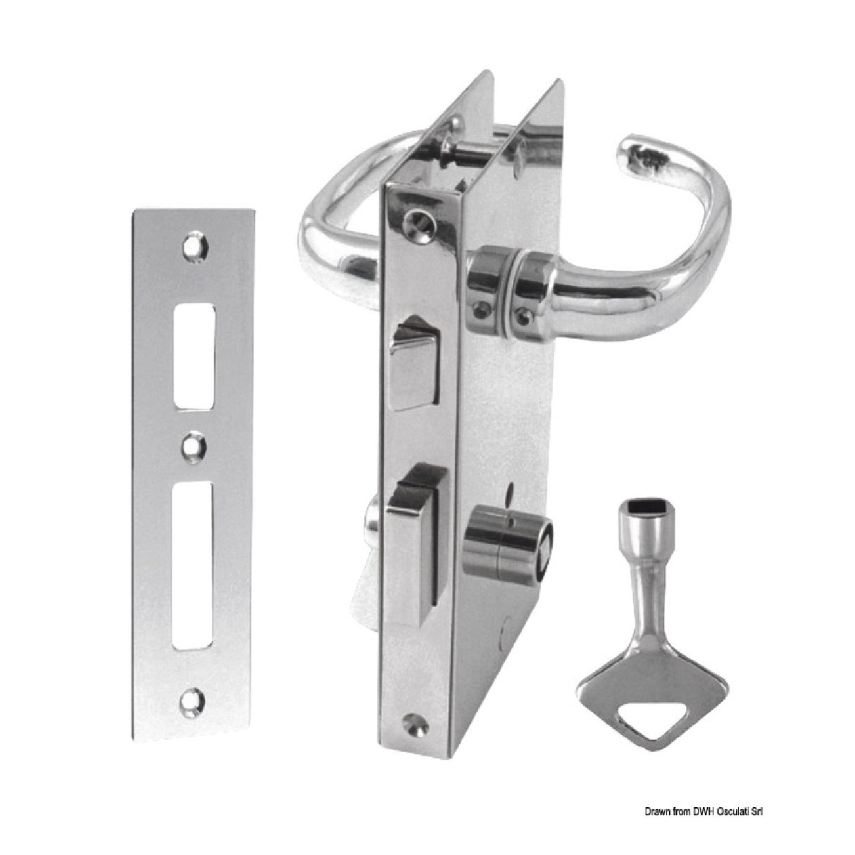 Osculati Right lock without handle 38.135.04 38.135.04
