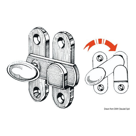 Osculati Türstopperplatte oder Türstopper 38.148.00