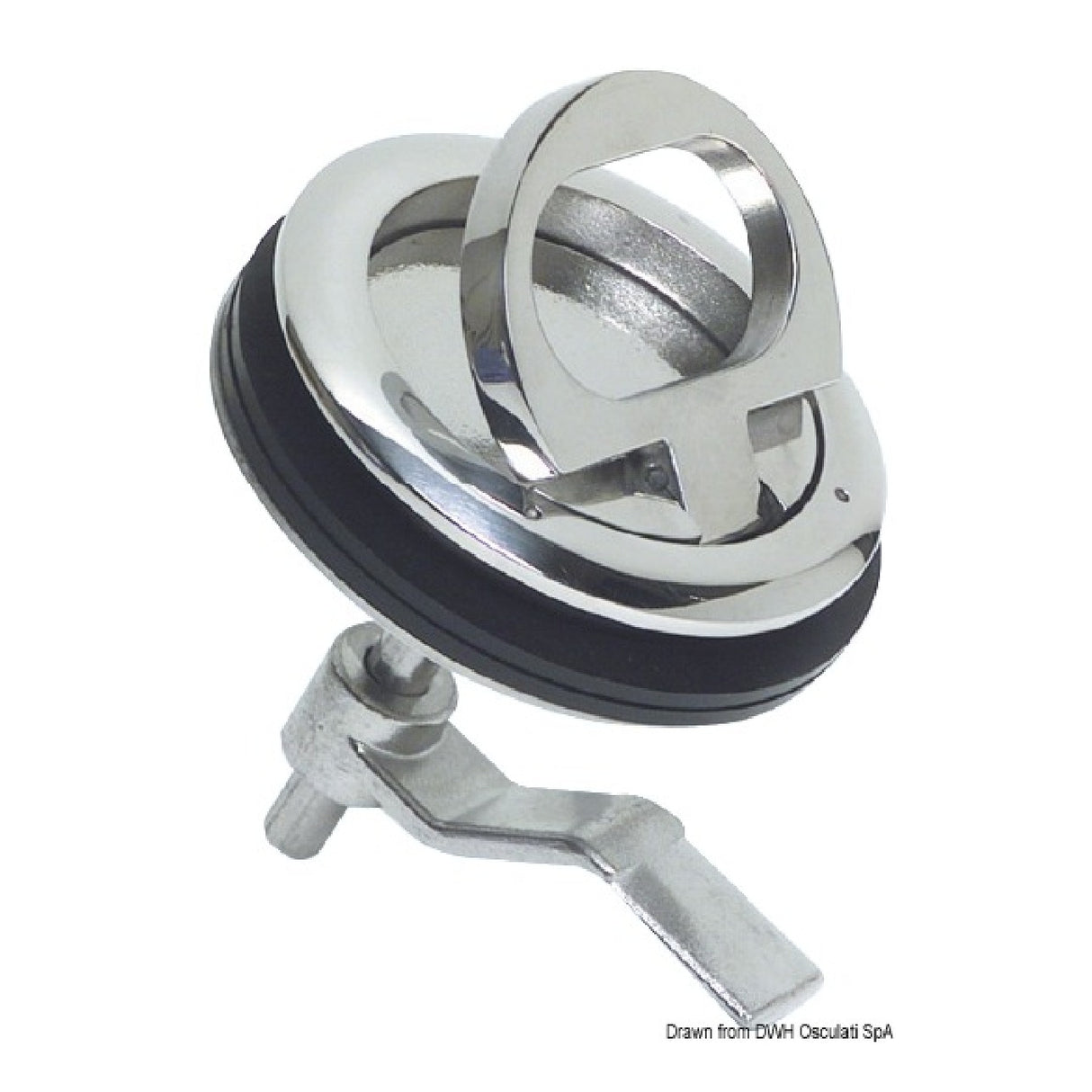 Osculati Stainless steel floor lifter without lock 38.152.20 38.152.20