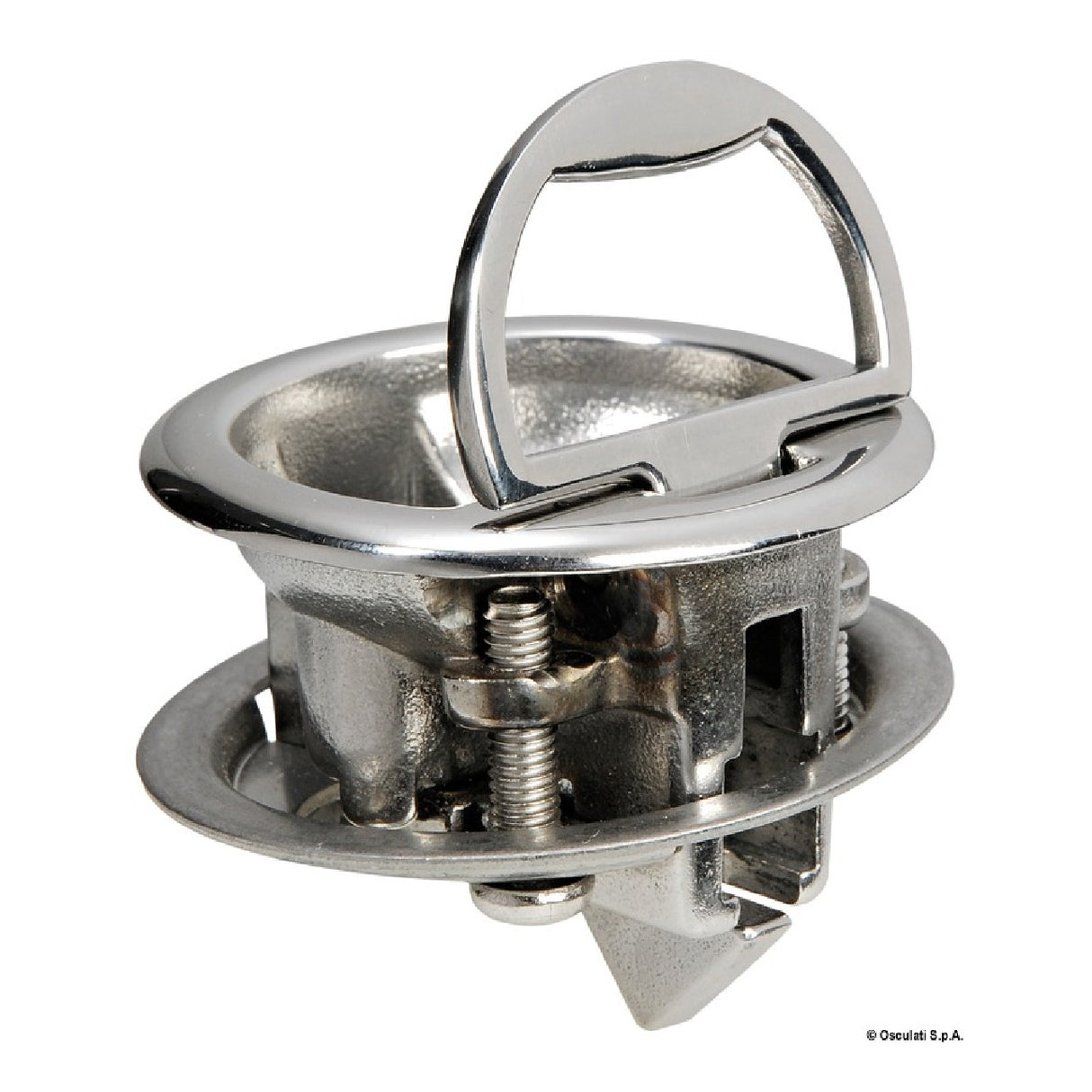 Osculati Small floor catch with key 38.152.71