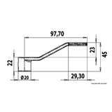 Osculati Replacement floor lift lever 38.159.80
