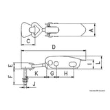 Osculati Elastischer Hebelverschluss 38.207.01