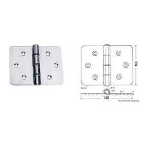 Osculati Maxi cerniera 130x100 mm 38.440.13 - AmerigoStore