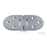Bisagra de acero inoxidable Osculati con agujeros 137x70 38.460.75