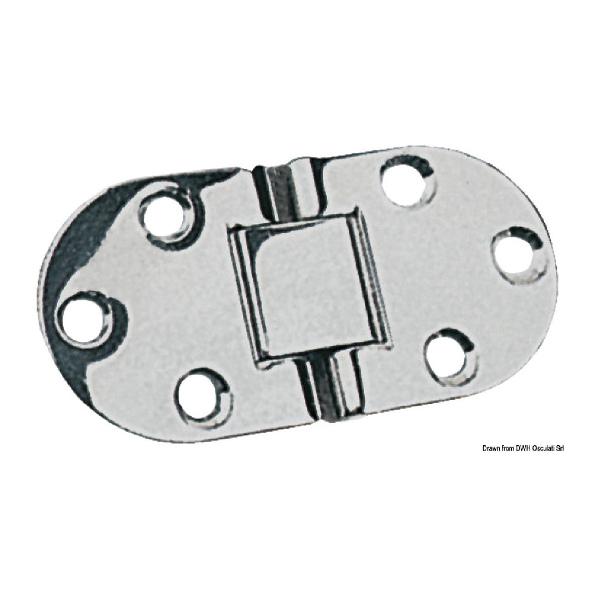 Osculati Flush hinge 76x38 mm 38.460.76