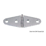 Bisagra de acero inoxidable Osculati de 1,3 mm 38.467.80