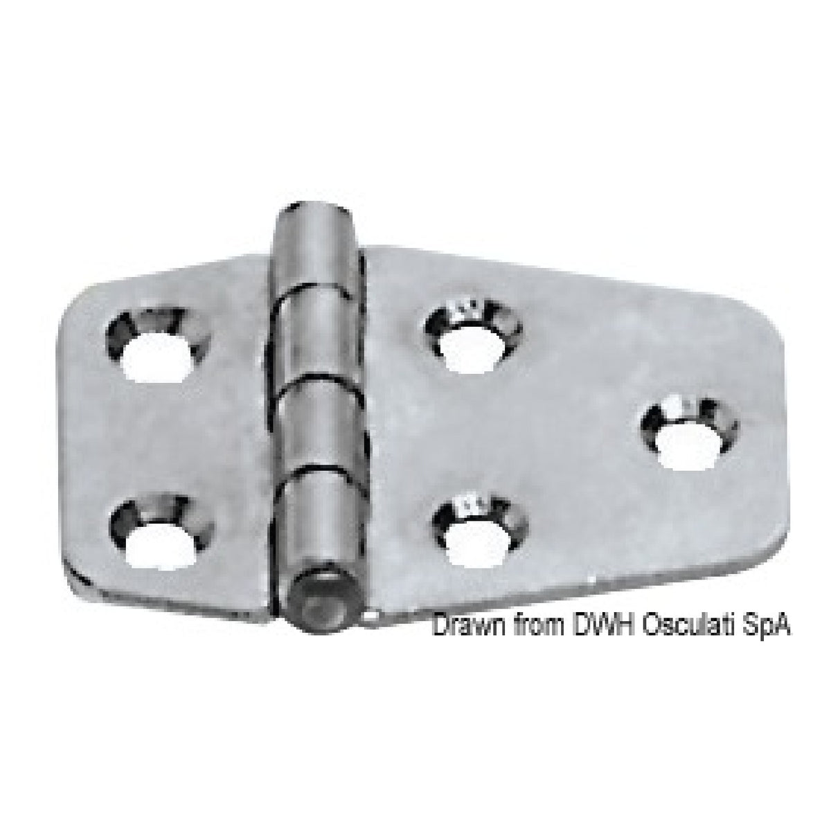 Bisagra de acero inoxidable Osculati de 1,7 mm 38.491.00