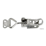 Cerradura de palanca regulable de acero inoxidable Osculati con portacandado 38.904.10