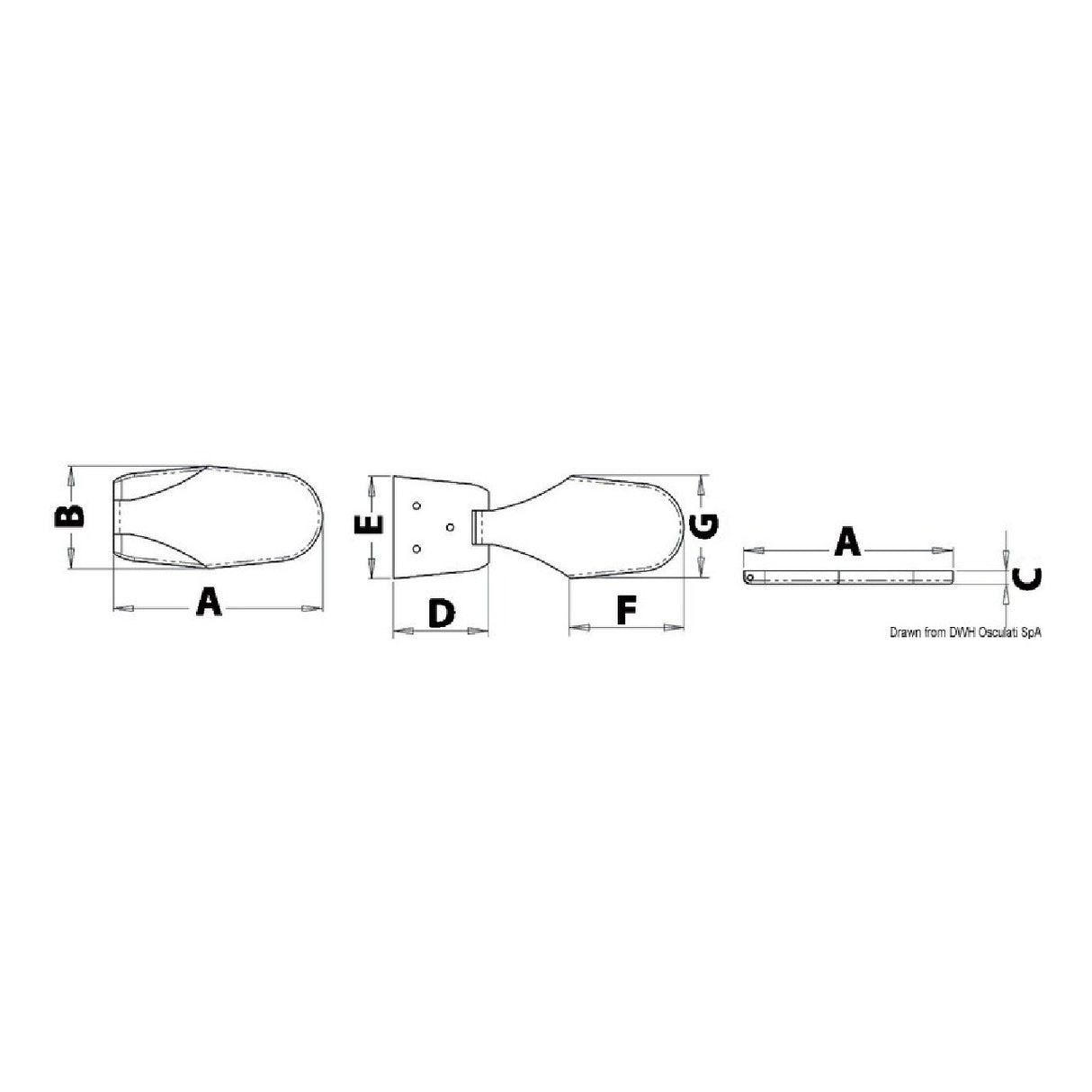 Osculati Hinge 38.927.01 38.927.01