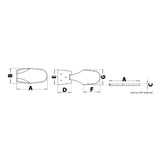 Osculati Hinge 38.927.01 38.927.01