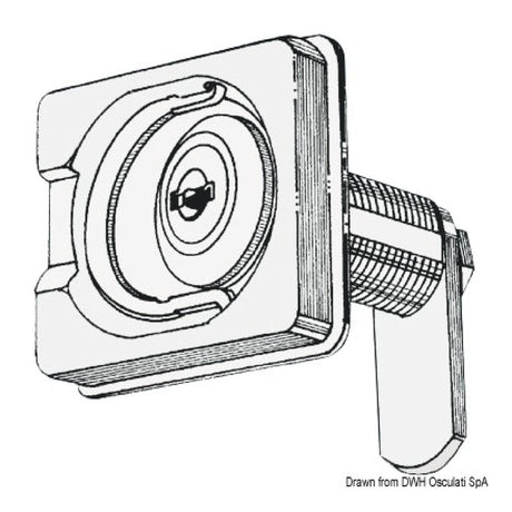 Osculati Rotating lock for hatches and lockers 38.977.00