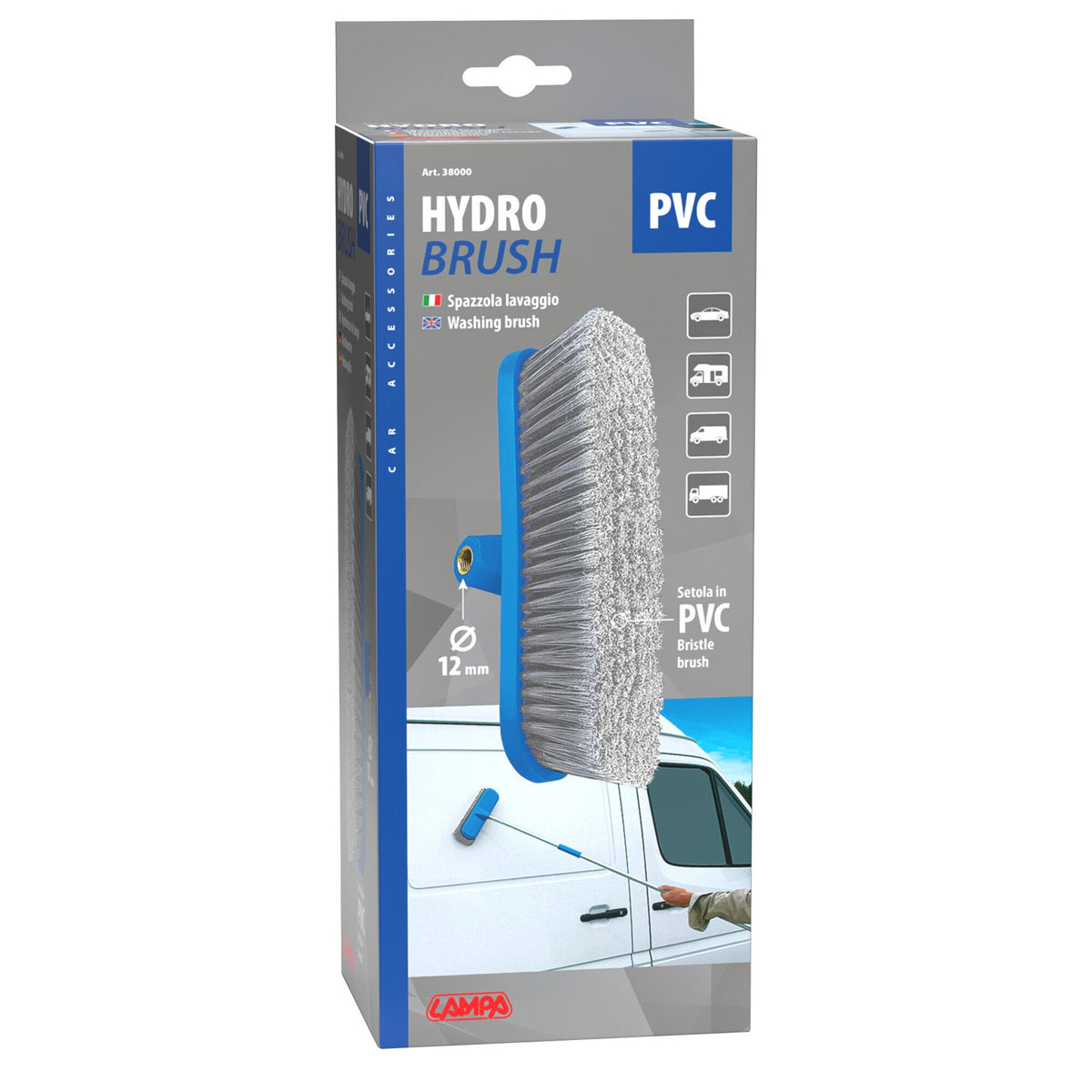 Lampa Spazzola lavaggio idrocamion pvc 38000