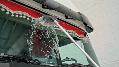 Lampa Truck-Wash, set idrospazzola con manico telescopico, innesto a vite 38001