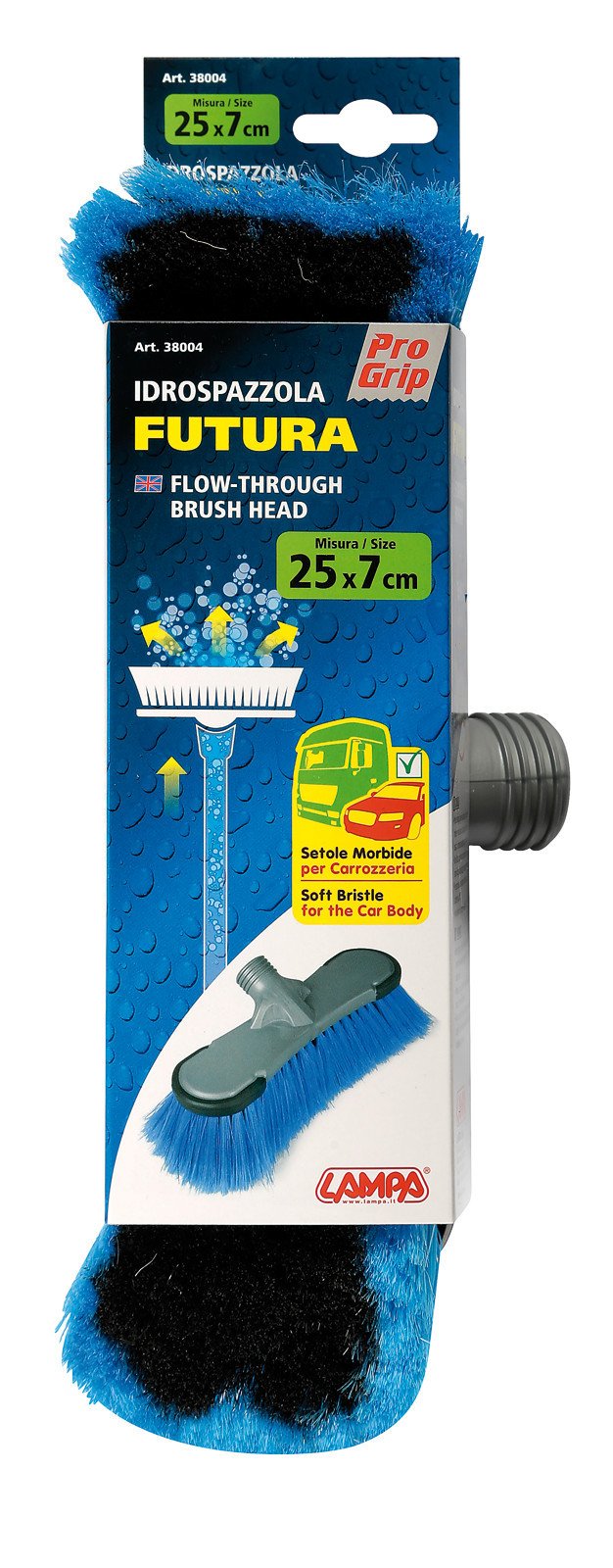 Lampa Futura, idrospazzola di ricambio, innesto a ghiera 38004
