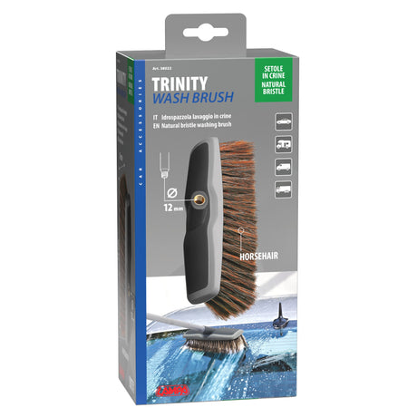 Lampa Trinity, idrospazzola lavaggio con setole in crine - 25x8 cm 38022