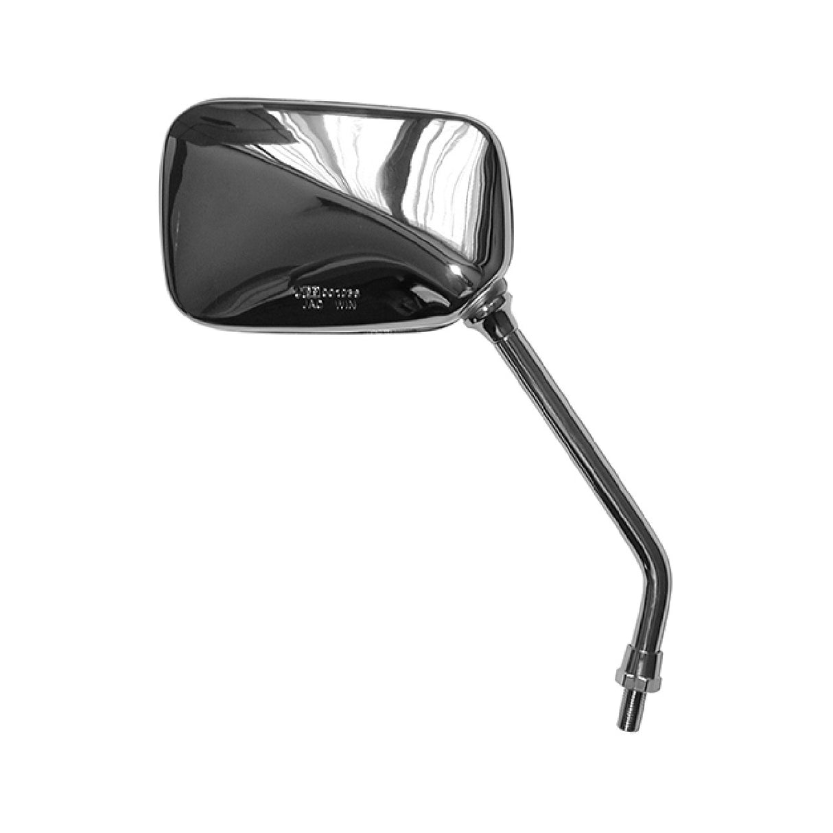 Vicma Right Rearview Mirror with Left Thread Custom Rectangular Chrome