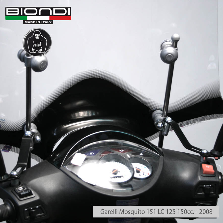 Biondi Kit Attacchi Parabrezza per Garelli Mosquito 151LC 125/150cc 2008