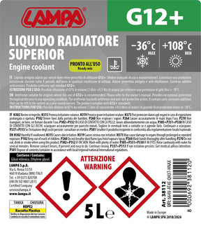 Lampa Superior-Verde, liquido antigelo radiatore concentrato (-36C) - 5 L 38112