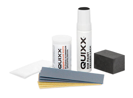 Quixx Quixx, kit riparazione cerchi in lega - Nero