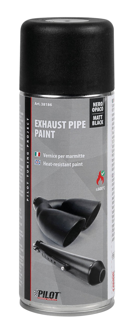 Pilot Vernice spray per marmitte - 400 ml - Nero opaco