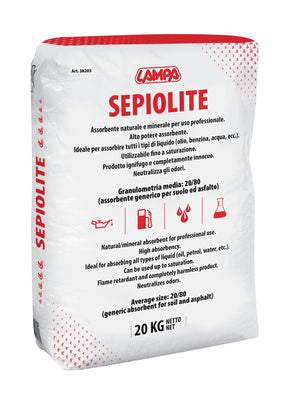 Lampa Sepiolite, assorbente generico per suolo ed asfalto, 20Kg 38203