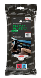 Lampa Panni umidificati pulisci plastica lucida - 24 pz - 24x22 cm 38412