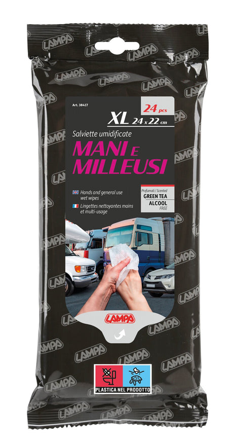 Lampa Salviette umidificate mani e milleusi - 24 pz - 24x22 cm 38417