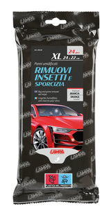 Lampa Panni umidificati rimuovi insetti e sporcizia - 24 pz - 24x22 cm 38418
