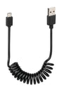 Lampa Cavo a spirale Usb > Micro Usb - 100 cm - Nero 38700
