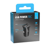 Lampa Usb Power Tec, caricabatteria 2 porte Usb Ultra Fast Charge 18W 12/24V 38718