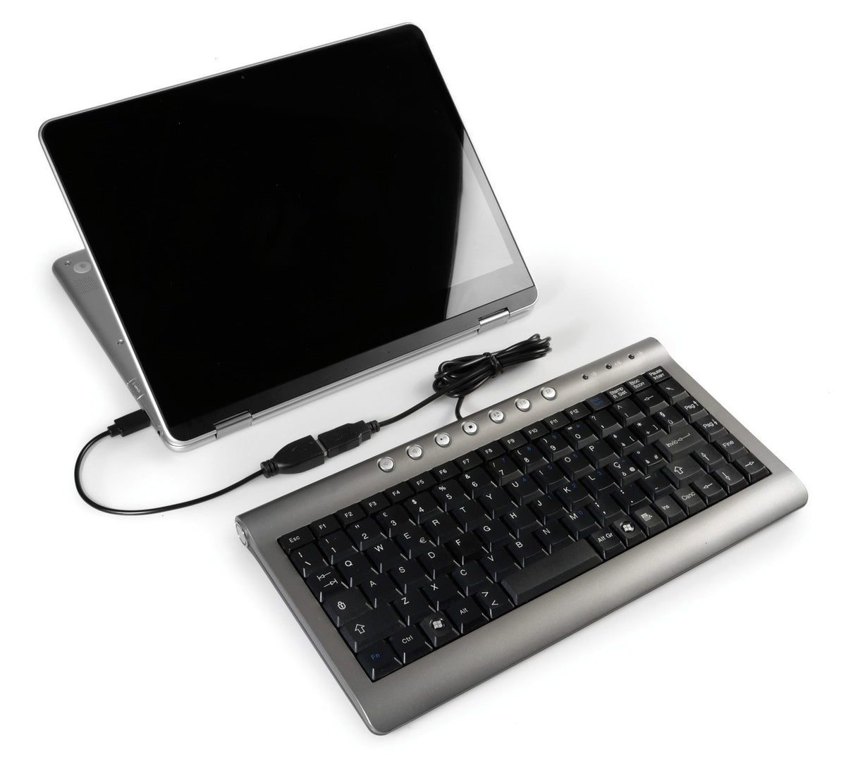 Lampa Cavo OTG Usb > Usb Type-C - 20 cm - Nero 38858