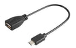 Lampa Cavo OTG Usb > Usb Type-C - 20 cm - Nero 38858