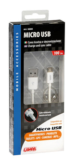 Lampa Cavo Usb > Micro Usb - 100 cm - Bianco 38884
