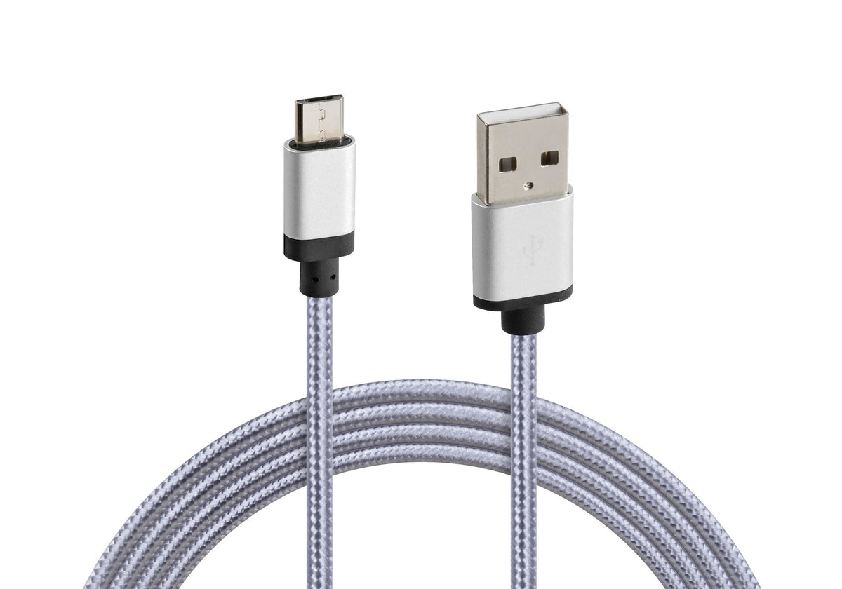 Lampa Cavo rinforzato Usb > Micro Usb - 100 cm - Grigio 38886